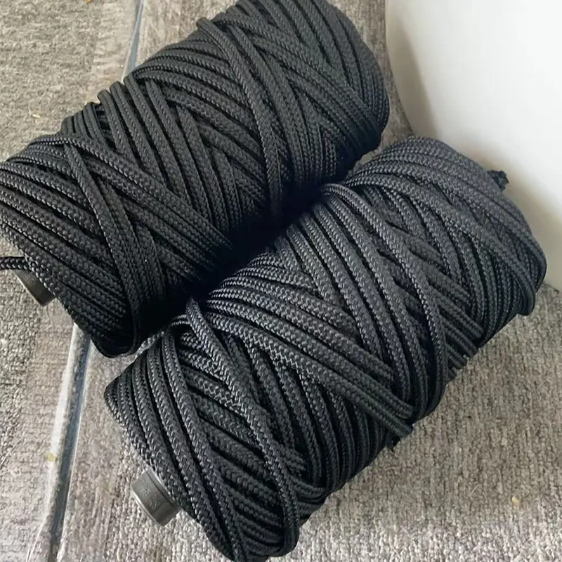 Hogyan biztosít megbízható teljesítményt a 6 mm-es fekete nylon kötél kültéri alkalmazásokhoz?
